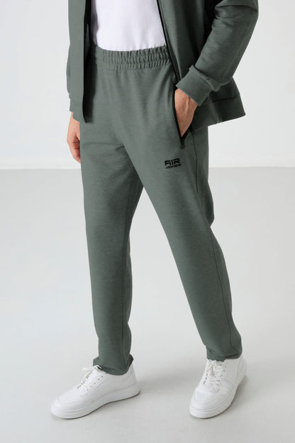Troy Khaki Standard Mold Men's Tracksuit Set - 85196