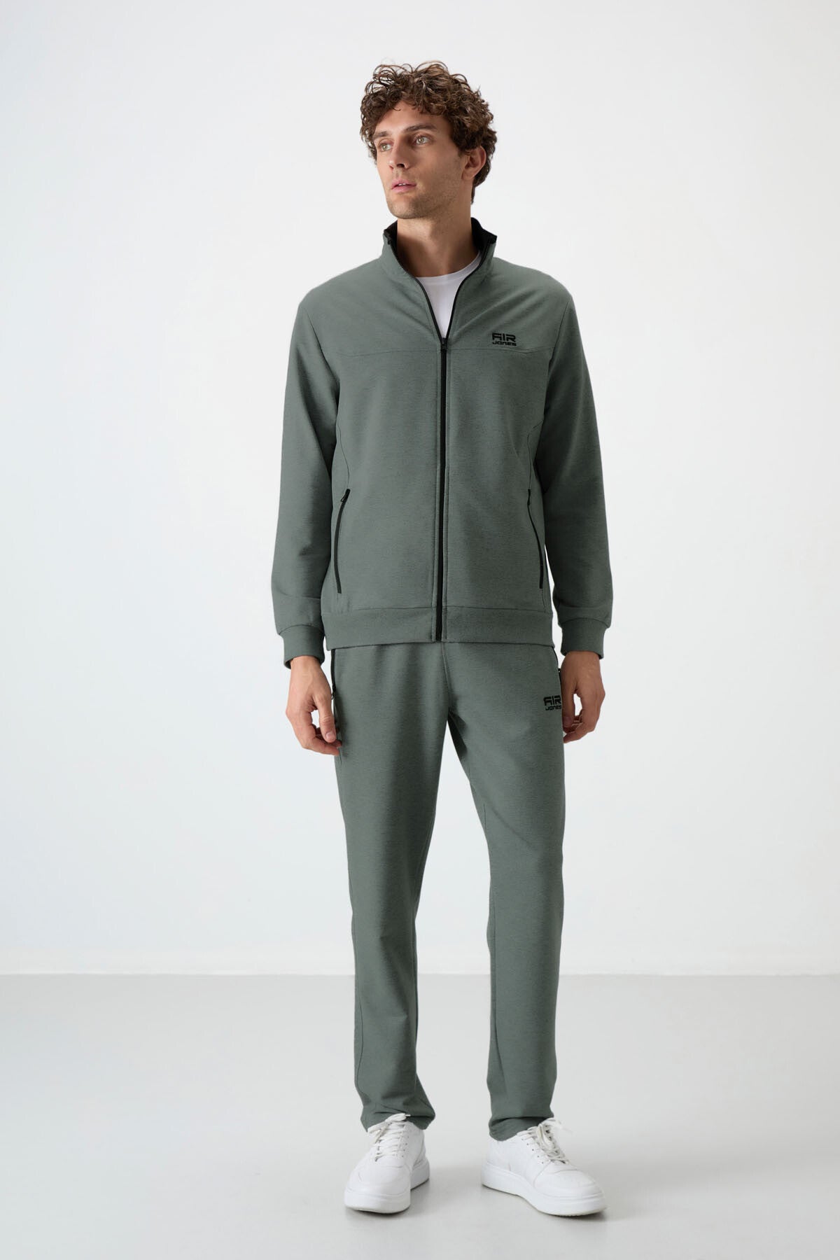 Troy Khaki Standard Mold Men's Tracksuit Set - 85196