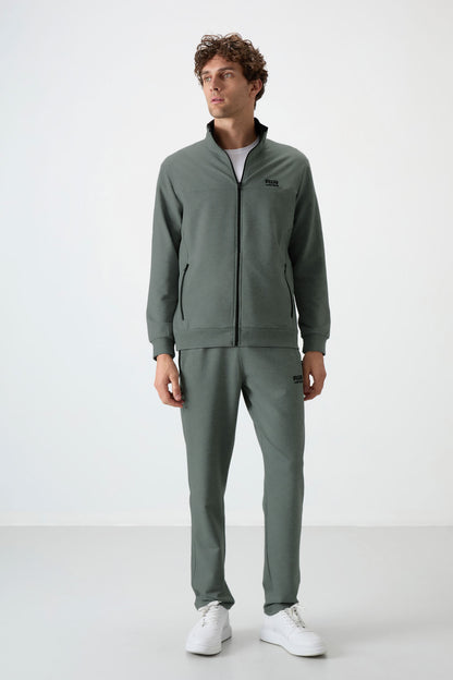 Troy Khaki Standard Mold Men's Tracksuit Set - 85196