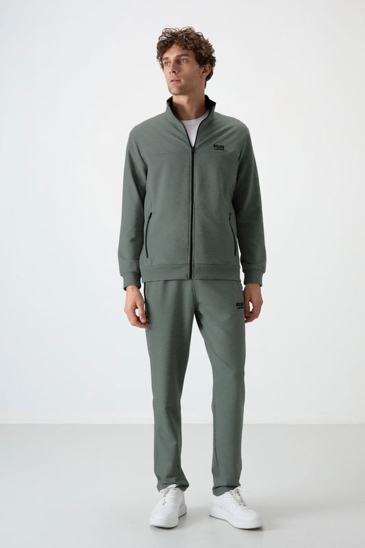 Troy Khaki Standard Mold Men's Tracksuit Set - 85196