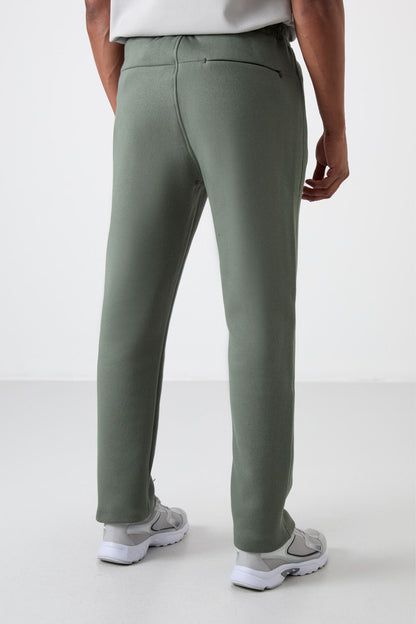 Carlo Khaki Men's Tracksuit Bottom with Piping - 84942