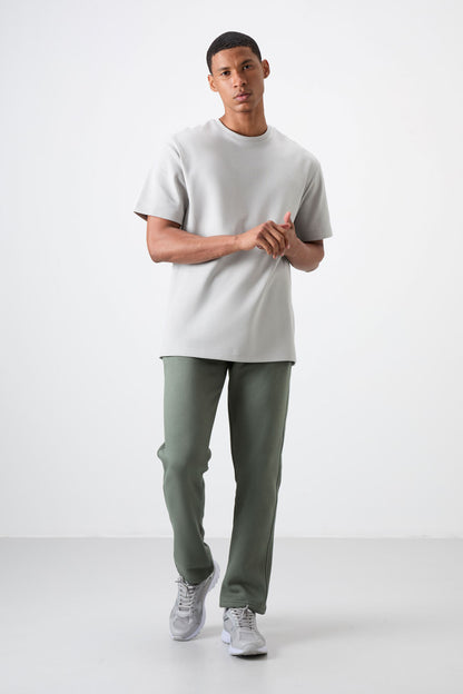 Carlo Khaki Men's Tracksuit Bottom with Piping - 84942