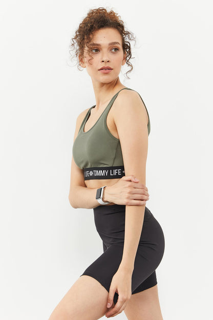 Standard Mold U Collar Women's Sports Bustier - 97113