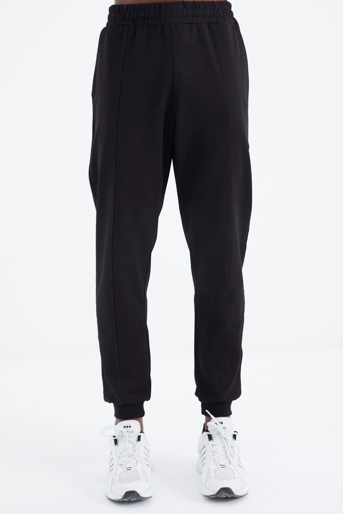 Keith Navy Blue - Green - Black Basic Men's Tracksuit Set - 85231