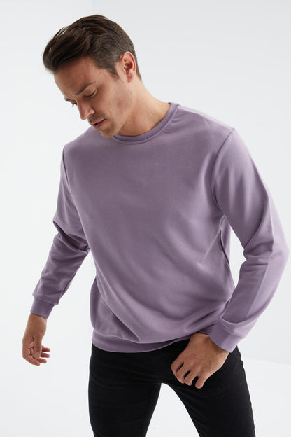 Plato Basic O Collar Comfort Fit Men's Sweatshirt - 88053