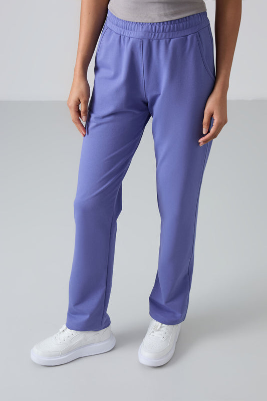 Plato High Waist Comfortable Fit Classic Leg Women's Tracksuit Bottom - 94584