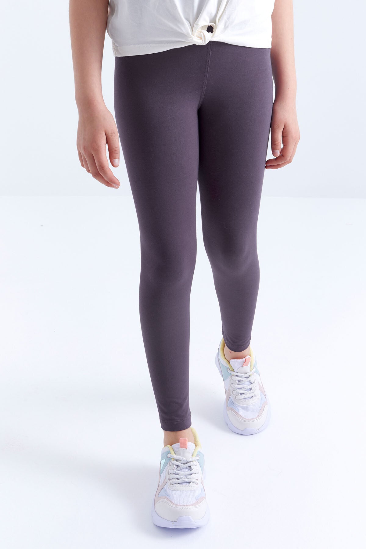 Plato High Waist Slim Leg Girls' Tights - 75047