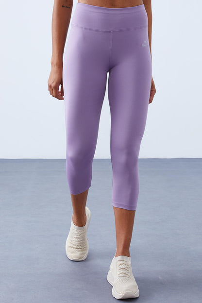 Plato High Waist Wrap-up Cross Back Detailed Slim Fit Women's Tights Set - 95283