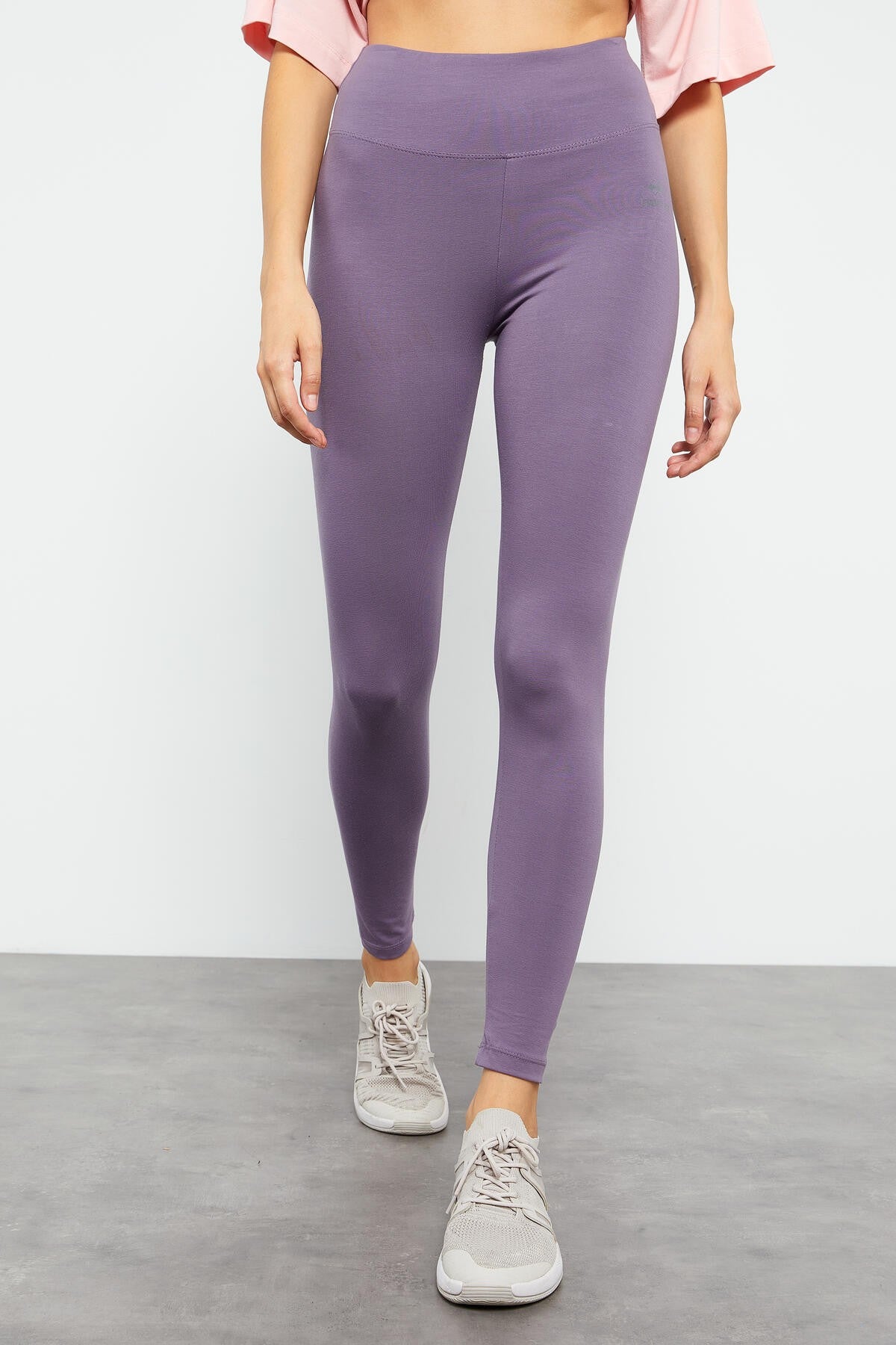 Plato High Waist Wrap-up Slim Fit Tapered Leg Women's Tights - 94011