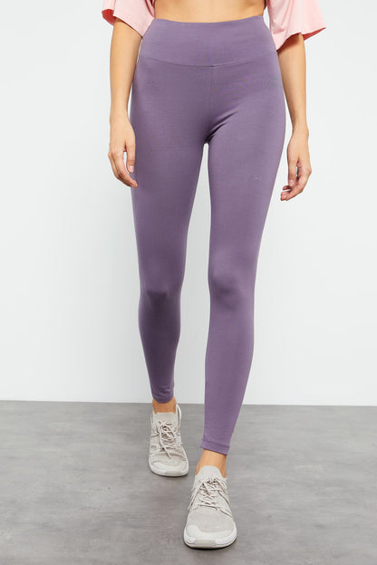 Plato High Waist Wrap-up Slim Fit Tapered Leg Women's Tights - 94011
