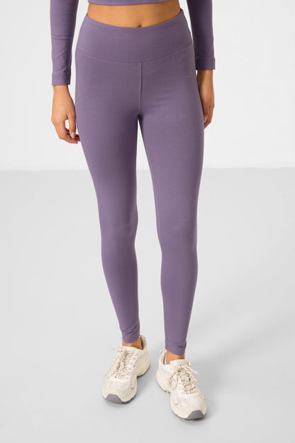 Plato High Waist Long Sleeve Slim Fit Crop Top Women's Tights Set - 95286
