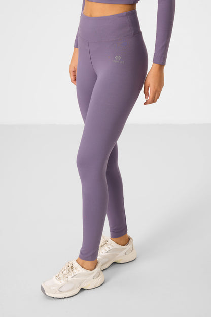 Plato High Waist Long Sleeve Slim Fit Crop Top Women's Tights Set - 95286