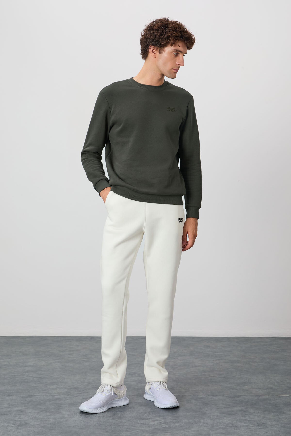 Colin Ecru Jogger Pants Men's Tracksuit Bottom - 84941