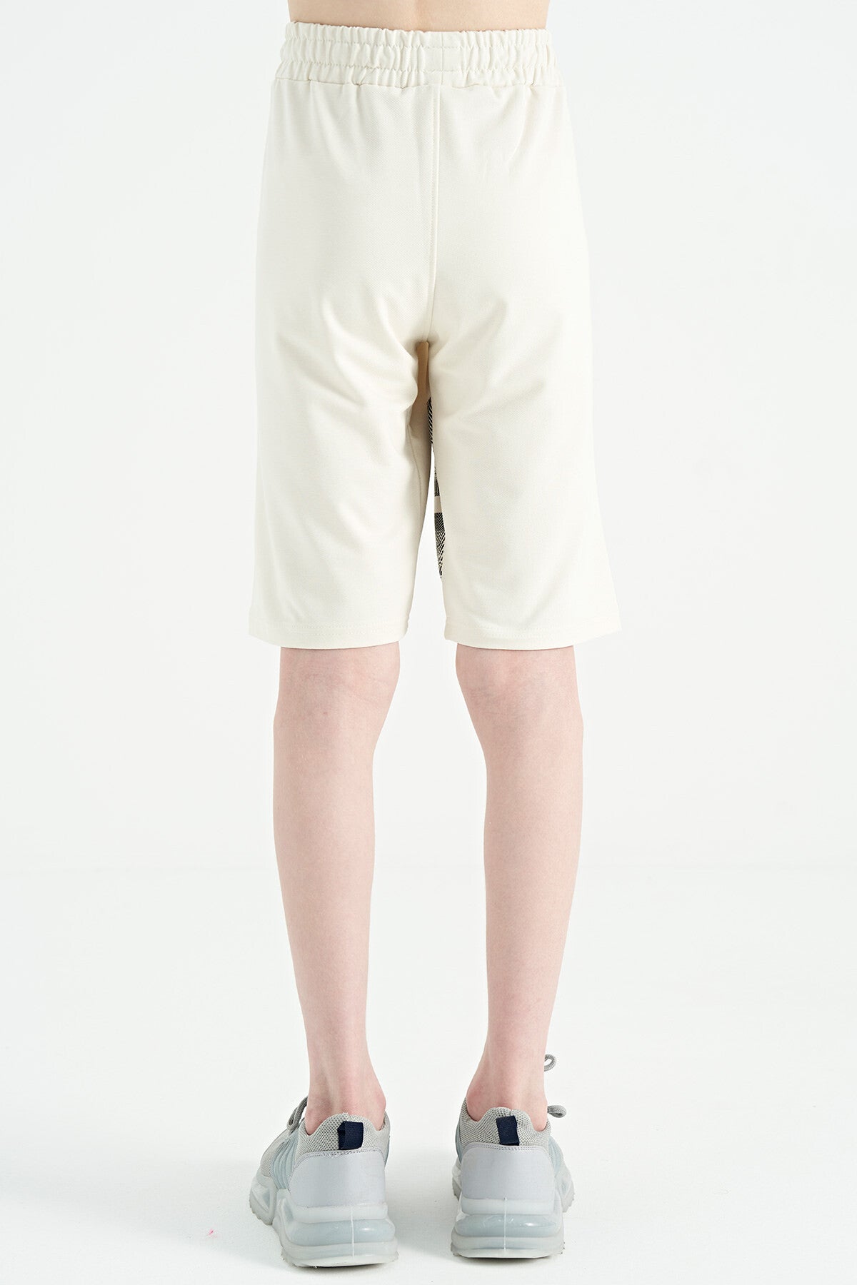 Print Detailed Laced Standard Fit Boys Shorts - 11125