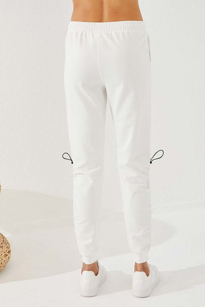 Extra Comfort Detailed Hooded Women's Tracksuit Bottom - 94587