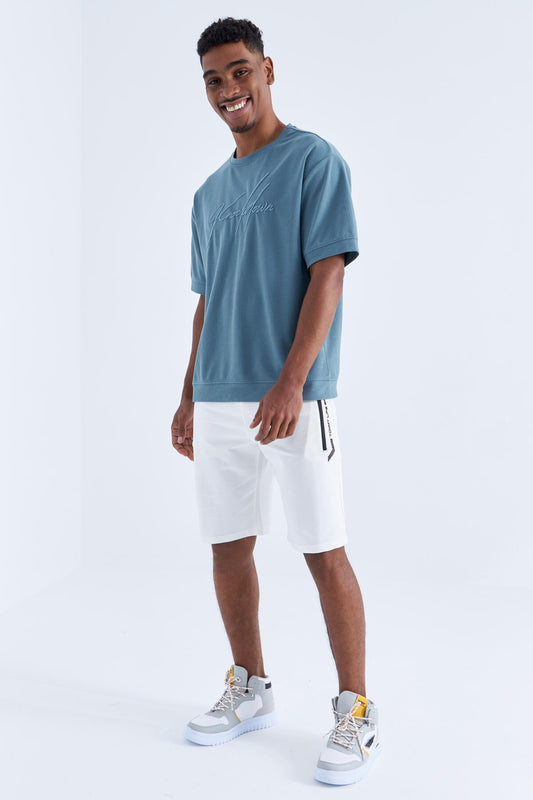 Zippered Detailed Standard Fit Men's Shorts - 81141