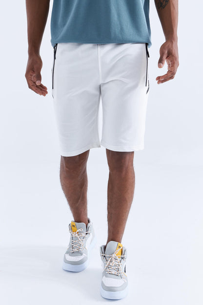 Zippered Detailed Standard Fit Men's Shorts - 81141