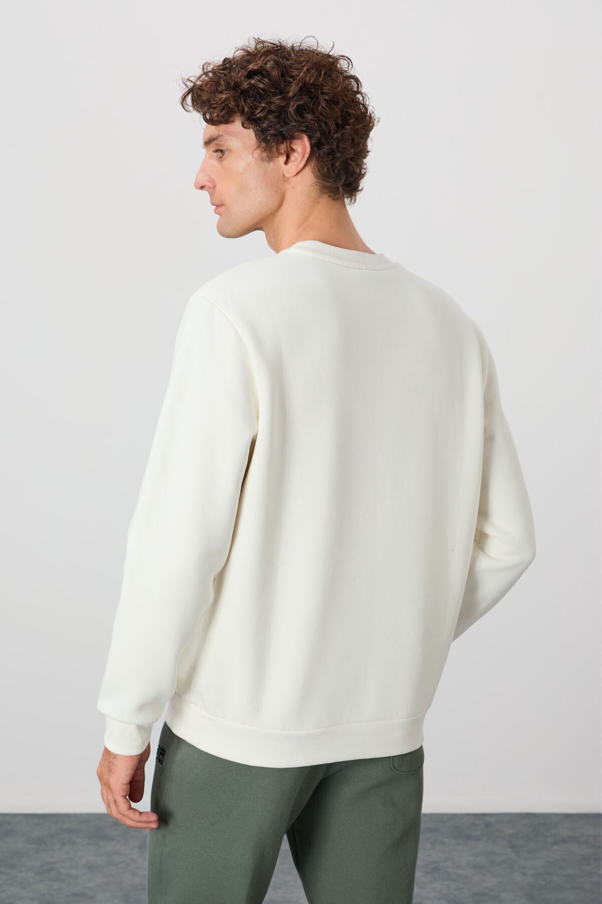 Beige Men's Sweatshirt - 88137