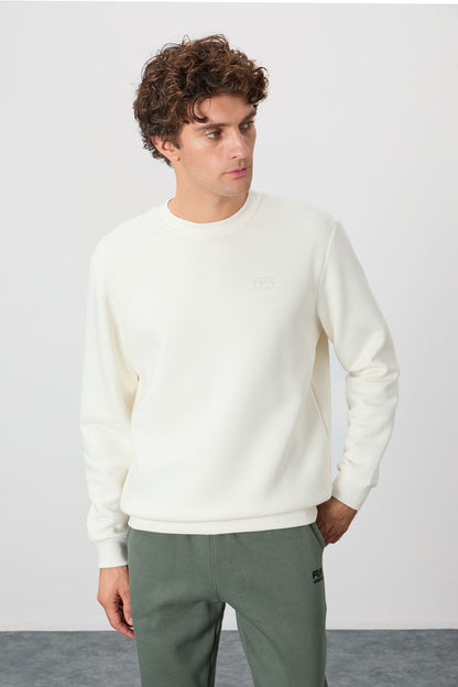 Beige Men's Sweatshirt - 88137