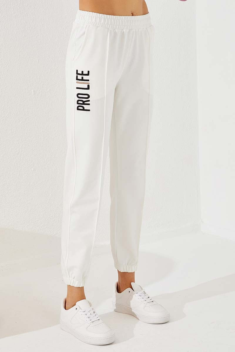 Comfort Fit Elastic Ankle Women's Tracksuit Bottom - 94571