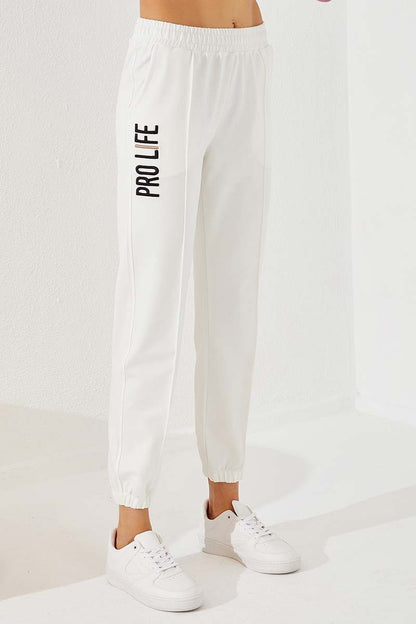 Comfort Fit Elastic Ankle Women's Tracksuit Bottom - 94571