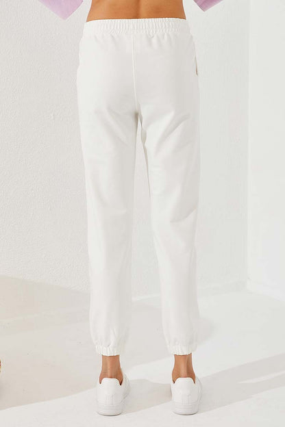 Comfort Fit Elastic Ankle Women's Tracksuit Bottom - 94571