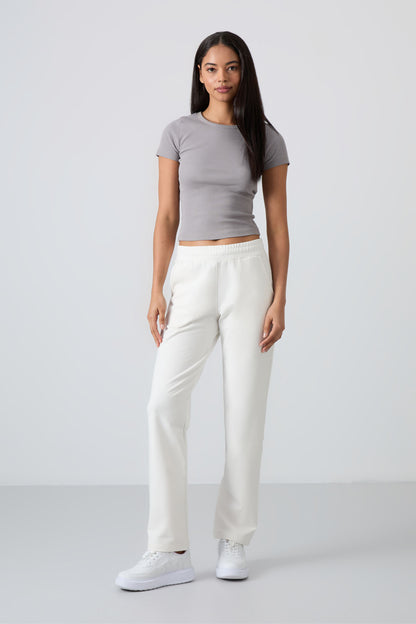 High Waist Comfort Fit Classic Leg Women's Tracksuit Bottom - 94584