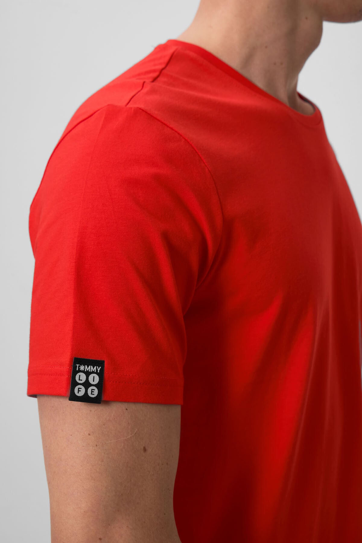 Men's Basic Short Sleeve Standard Fit O Neck T-shirt - 87911