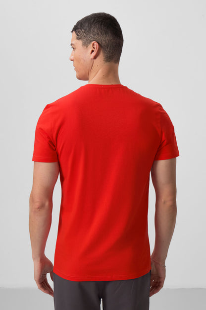 Fiesta Basic Short Sleeve Standard Fit V Neck Men's T-Shirt - 87912