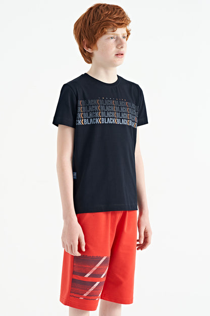 Fiesta Print Detailed Laced Standard Fit Boys Shorts - 11125