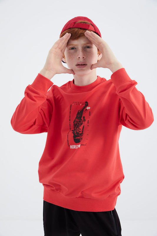 Fiesta Print Boys' Sweatshirt - 11174