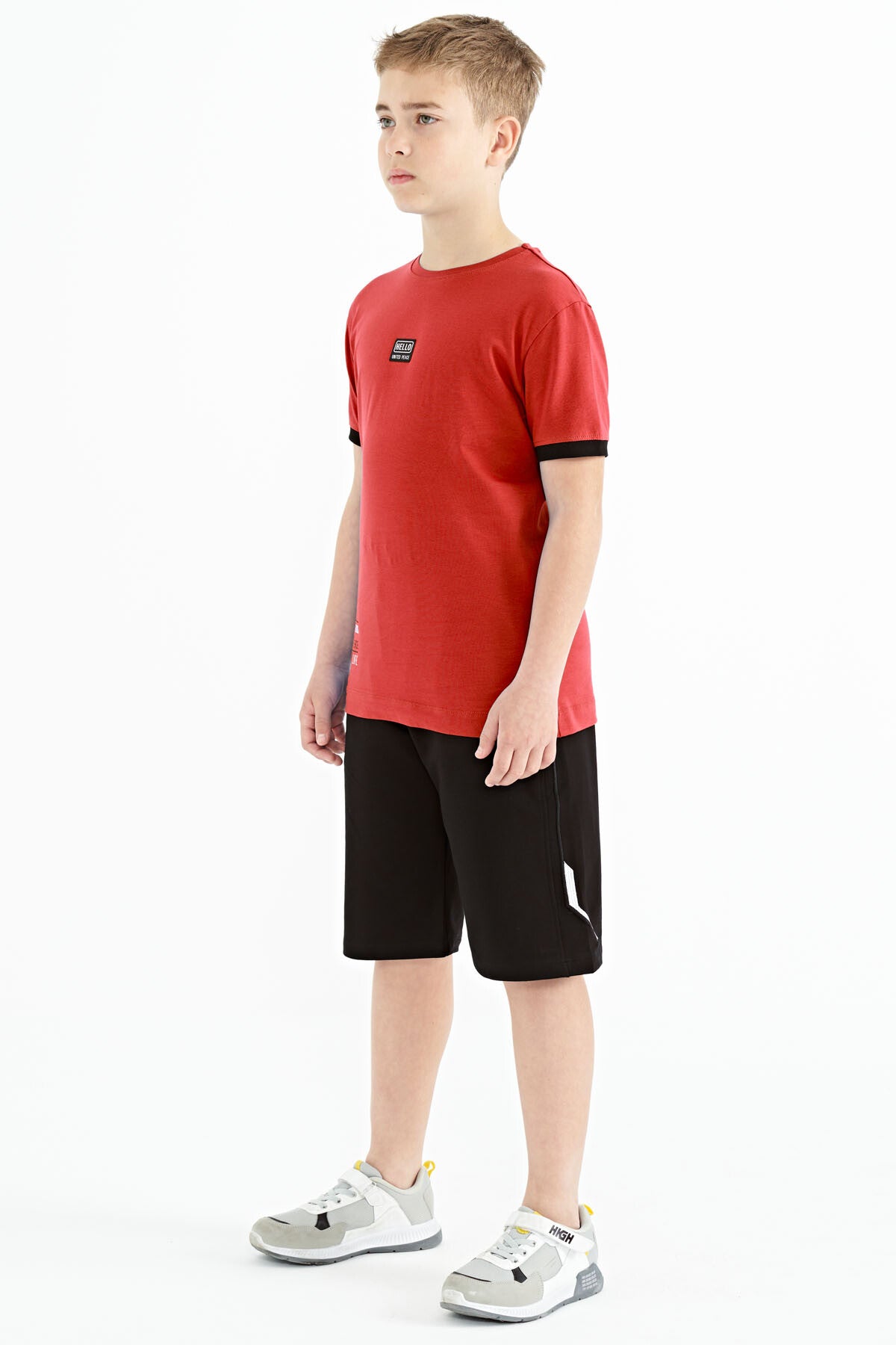 Fiesta Printed Standard Fit O Collar Boys' T-Shirt - 11097