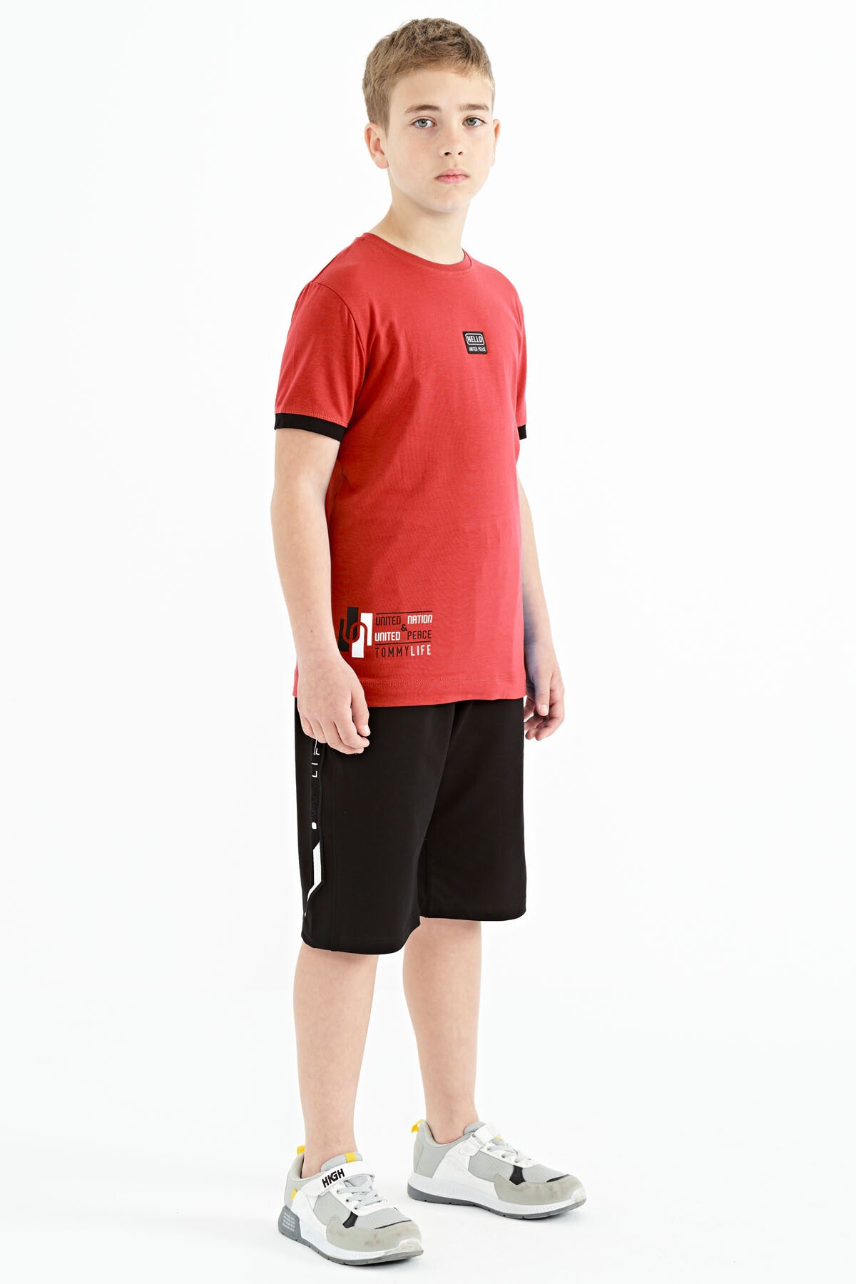 Fiesta Printed Standard Fit O Collar Boys' T-Shirt - 11097
