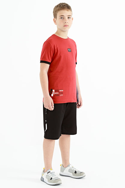Fiesta Printed Standard Fit O Collar Boys' T-Shirt - 11097