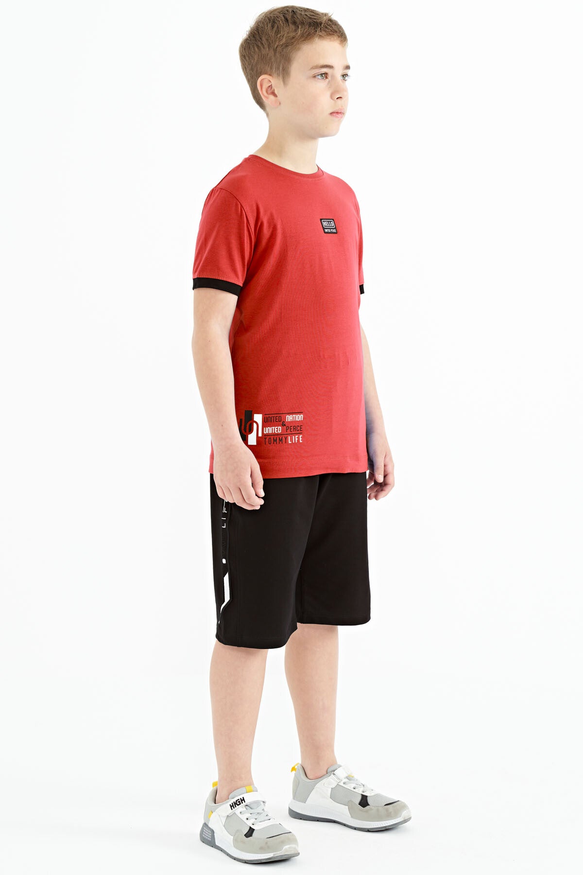 Fiesta Printed Standard Fit O Collar Boys' T-Shirt - 11097