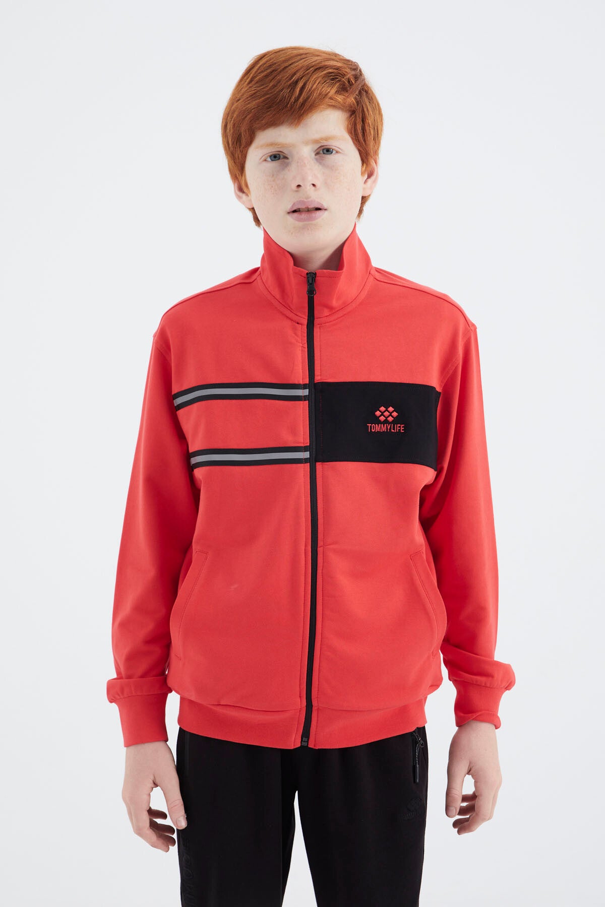 Fiesta Stand-Up Collar Boys' Sweatshirt - 11183