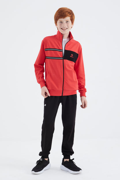 Fiesta Stand-Up Collar Boys' Sweatshirt - 11183