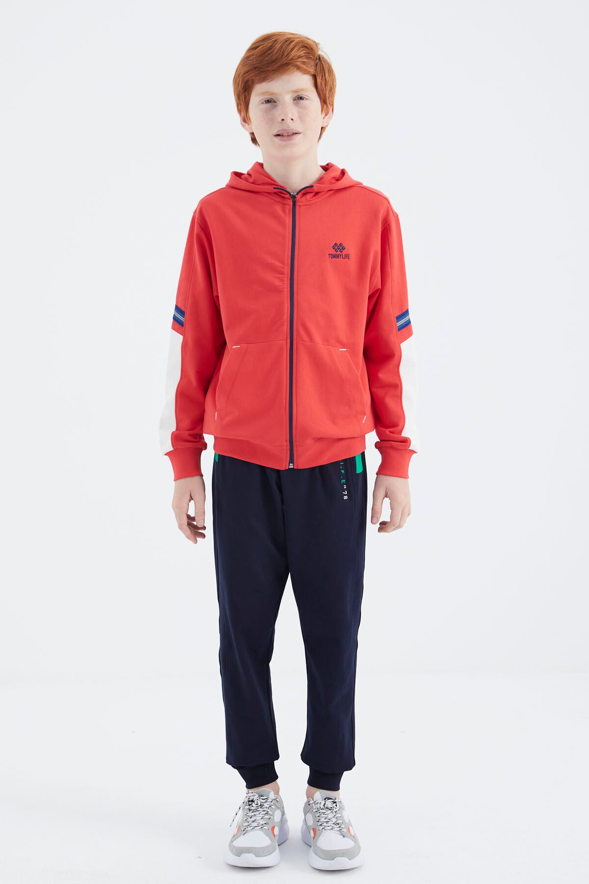 Fiesta Zippered Boys' Sweatshirt - 11180