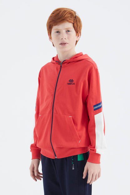 Fiesta Zippered Boys' Sweatshirt - 11180