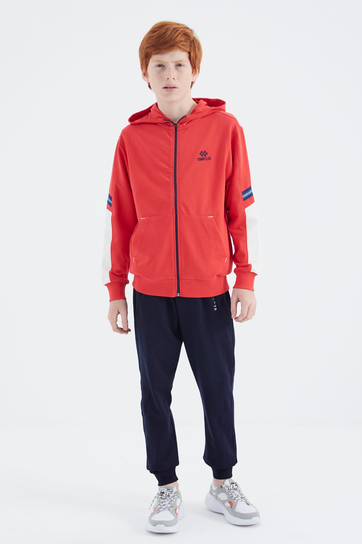 Fiesta Zippered Boys' Sweatshirt - 11180