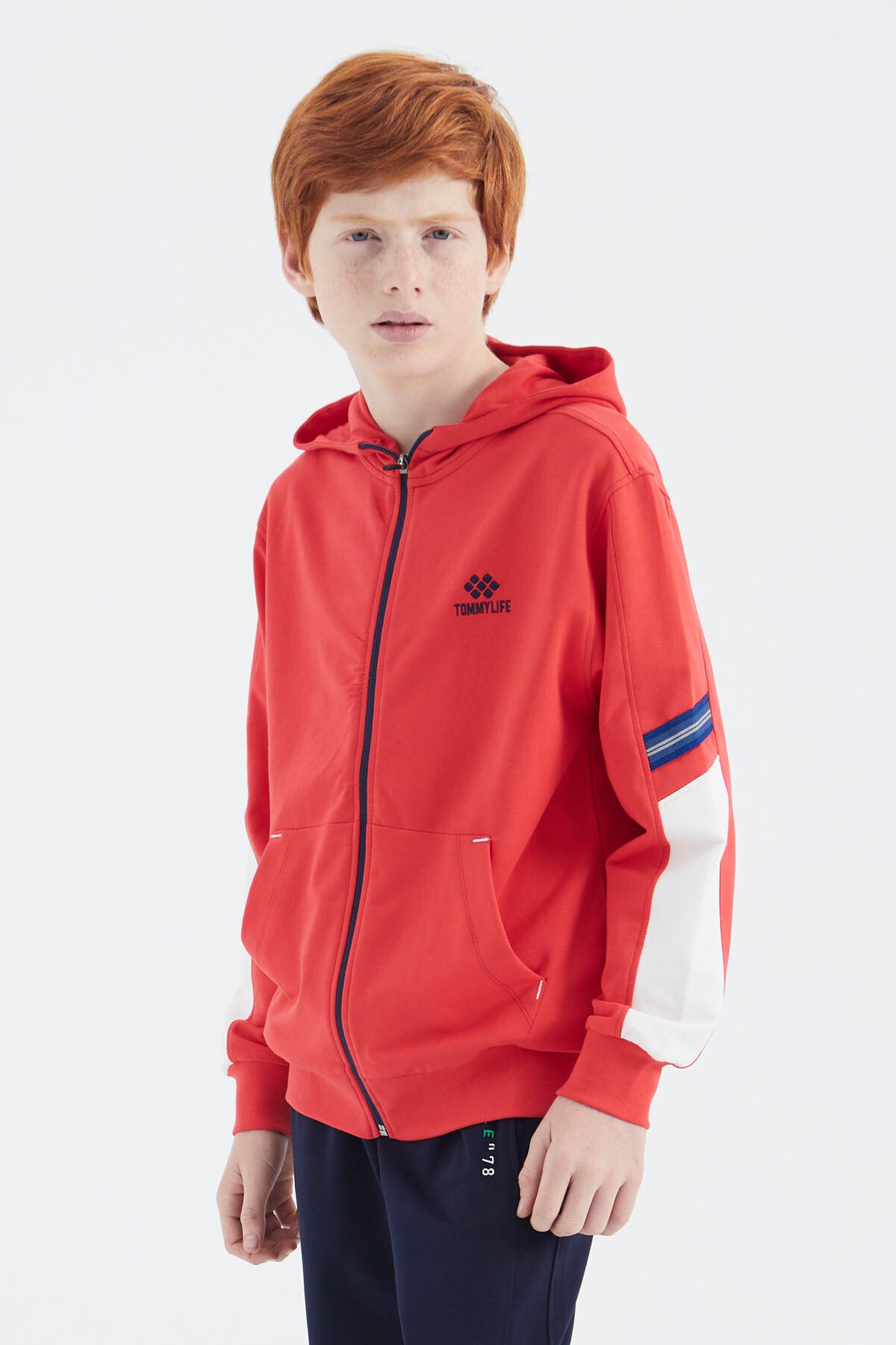 Fiesta Zippered Boys' Sweatshirt - 11180