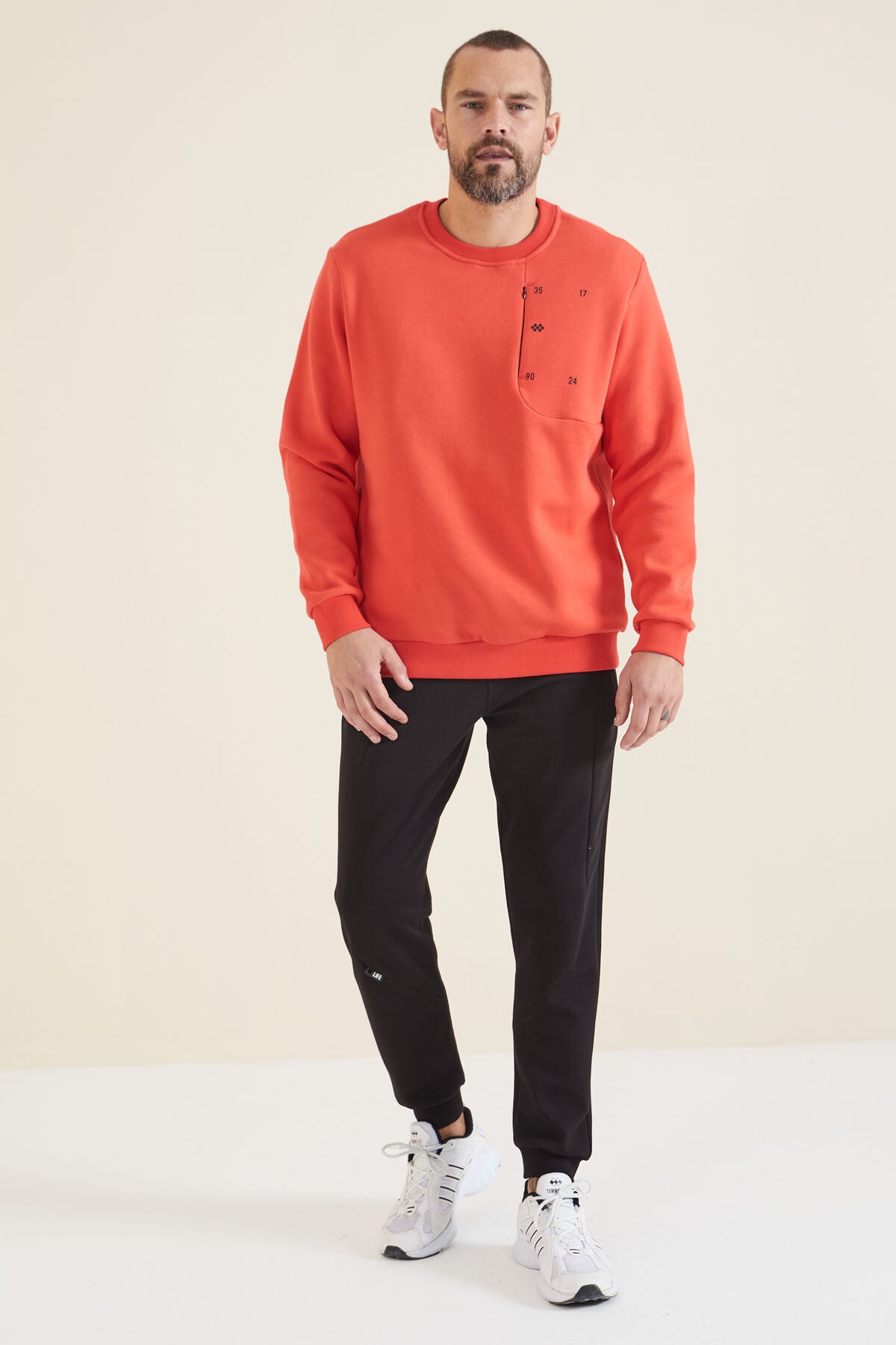 Fiesta Hidden Pocket Detailed Men's Sweatshirt - 88292
