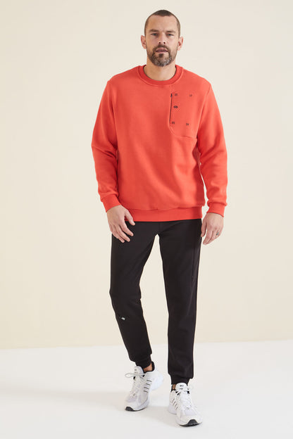Fiesta Hidden Pocket Detailed Men's Sweatshirt - 88292