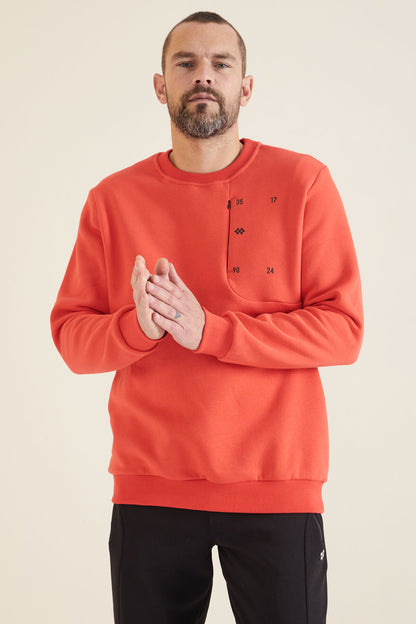 Fiesta Hidden Pocket Detailed Men's Sweatshirt - 88292