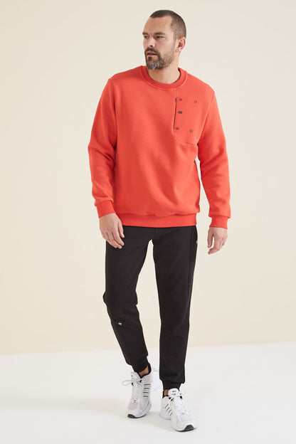 Fiesta Hidden Pocket Detailed Men's Sweatshirt - 88292