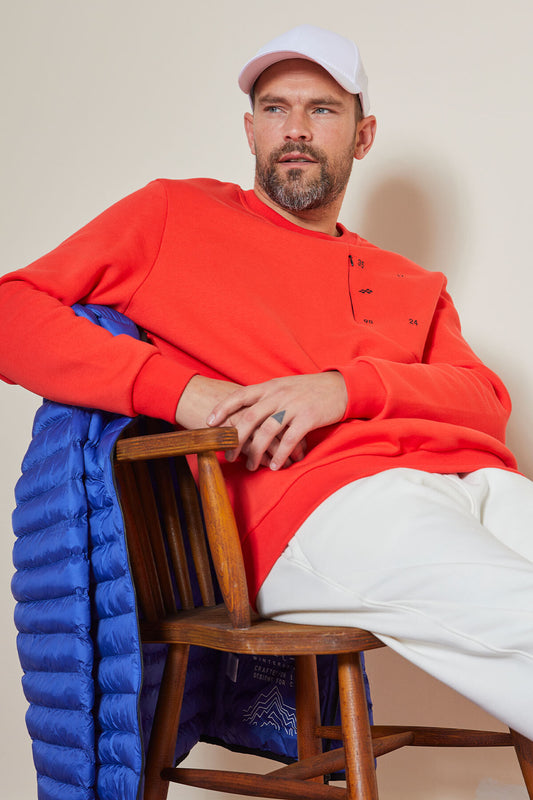 Fiesta Hidden Pocket Detailed Men's Sweatshirt - 88292
