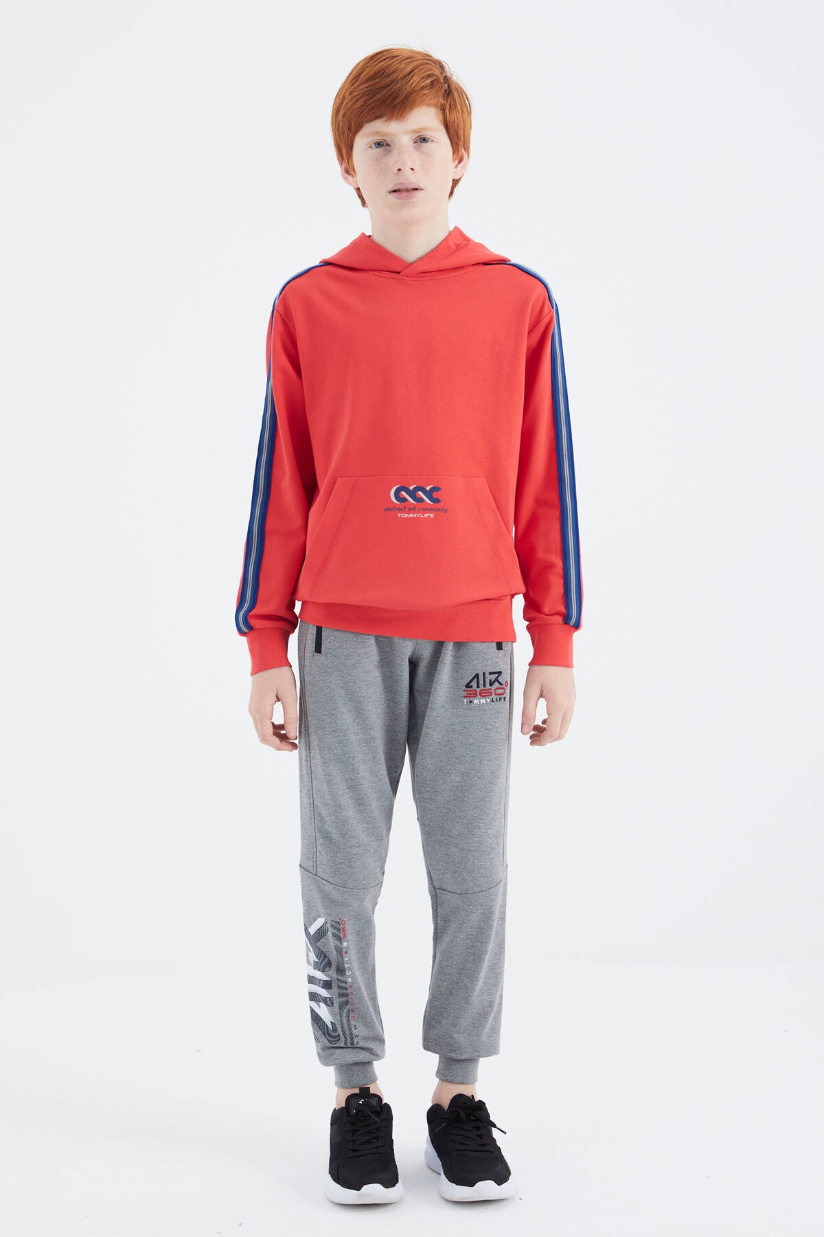 Fiesta Kanguru Hooded Boys' Sweatshirt - 11176