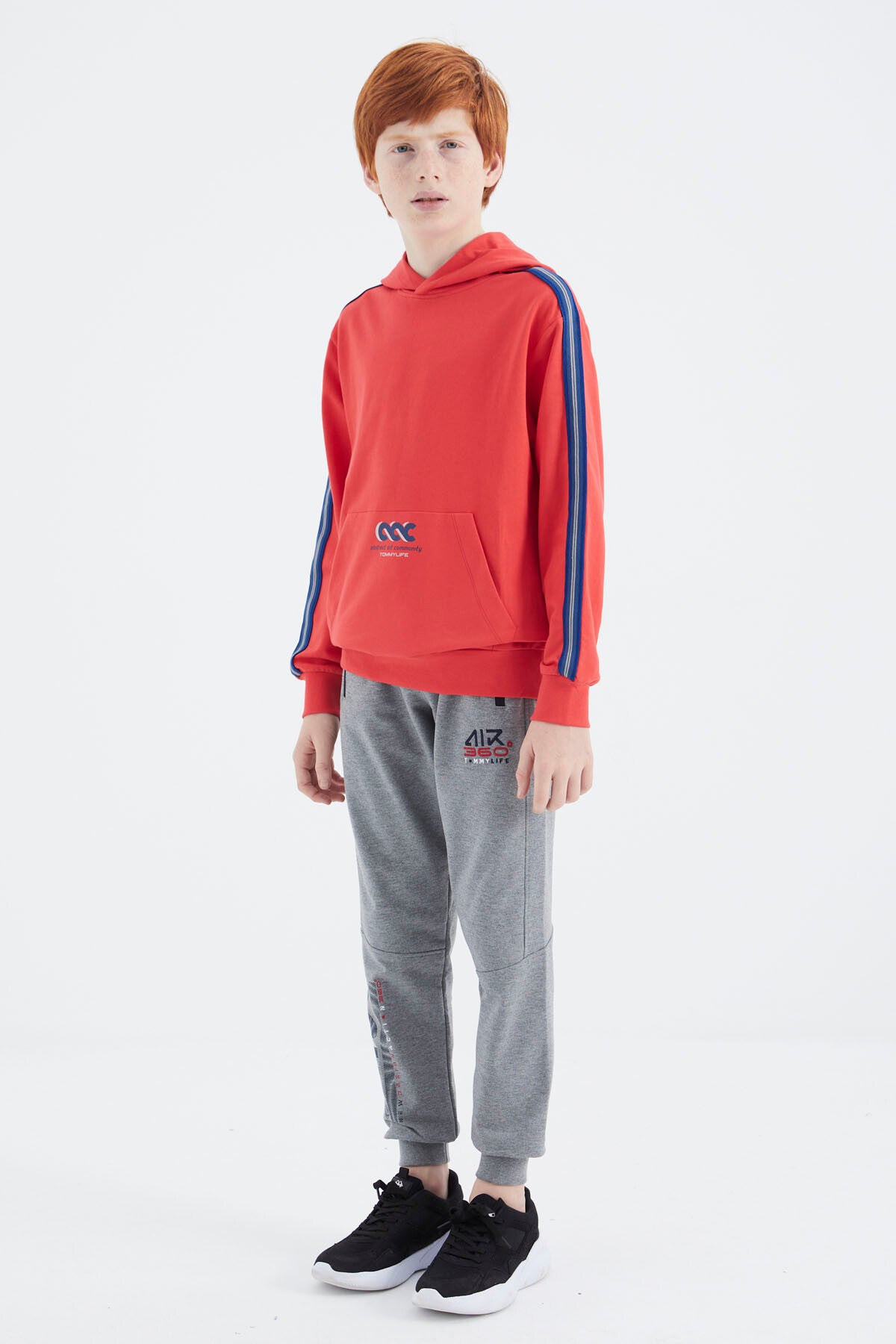 Fiesta Kanguru Hooded Boys' Sweatshirt - 11176