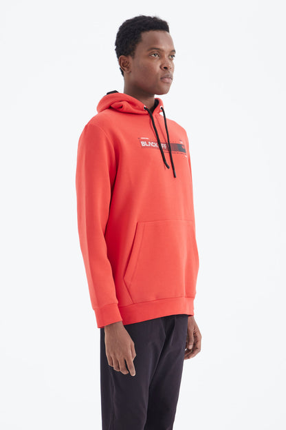 Fiesta Hooded Laced Print Detailed Relax Fit Men's Sweatshirt - 88287