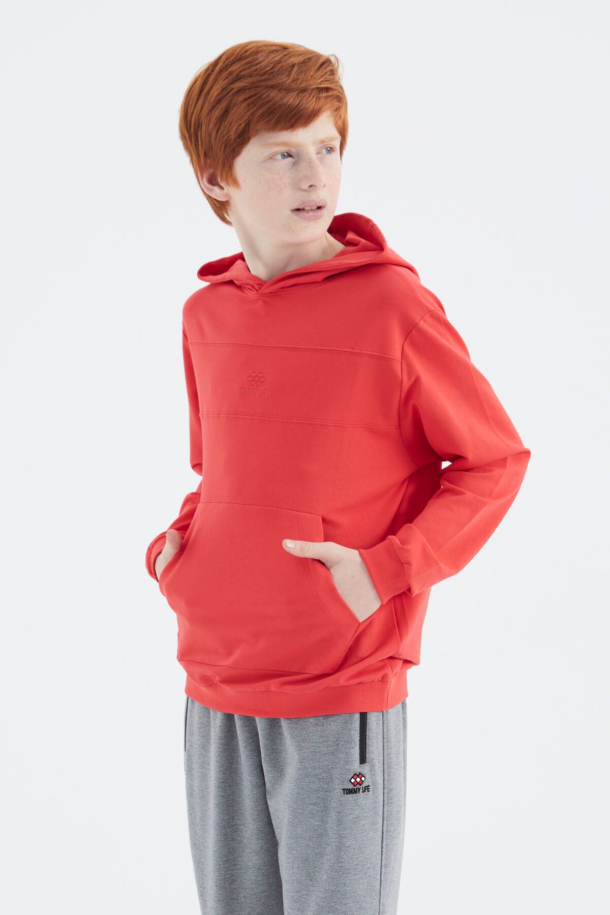 Fiesta Hooded Basic Boys' Sweatshirt - 11181